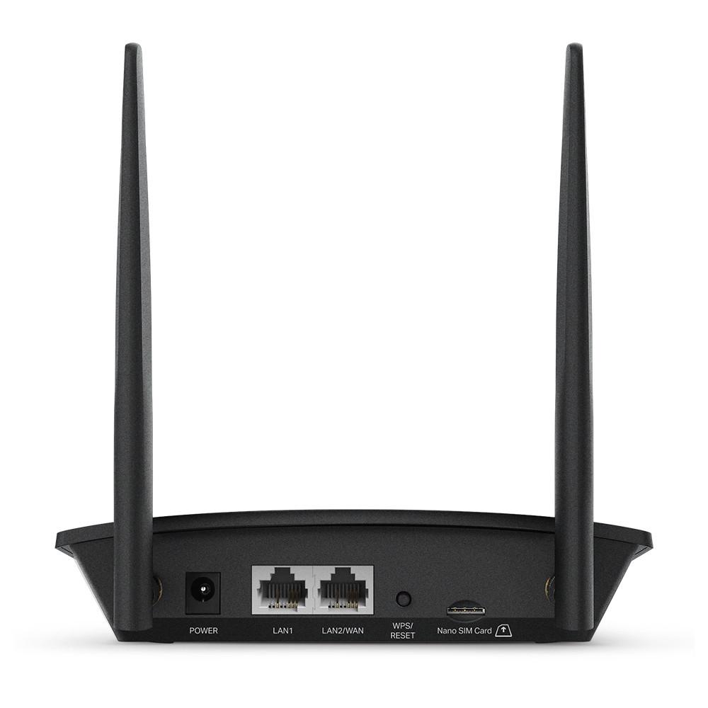 tp link  TL-MR100 router wireless Fast Ethernet Banda singola (2.4 GHz) 4G Nero 