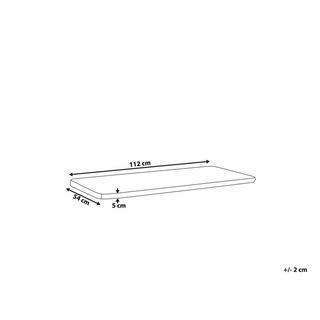 Beliani Coussin de banquette en Polyester Scandinave VIVARA  