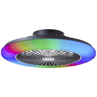 BRILLIANT Plafonnier LED Salerno 49cm avec ventilateur 48.5 cm  