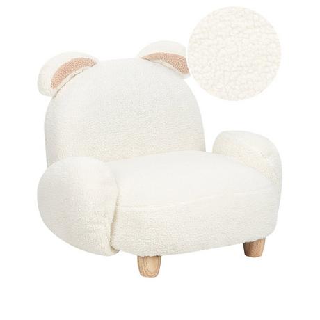 Beliani Chaise pour enfant en Fourrure synthétique Moderne KANNA  