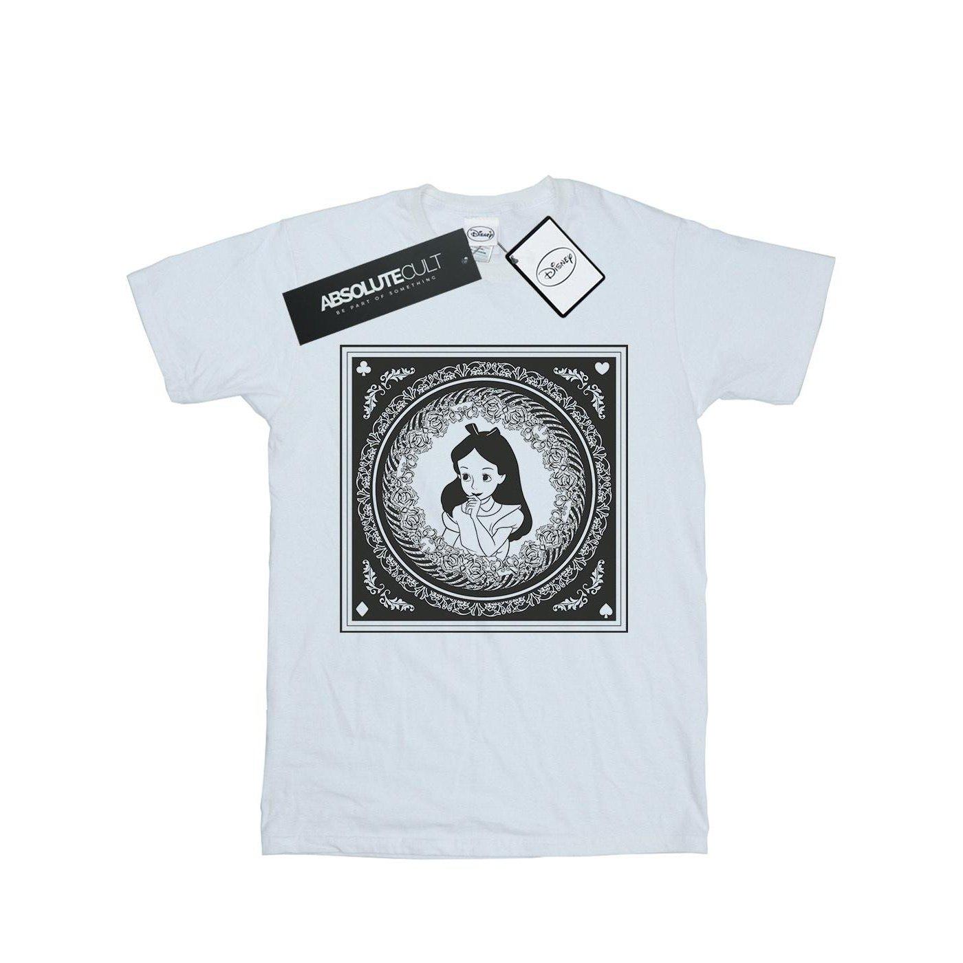 Image of Alice In Wonderland Box Tshirt Herren Weiss XL