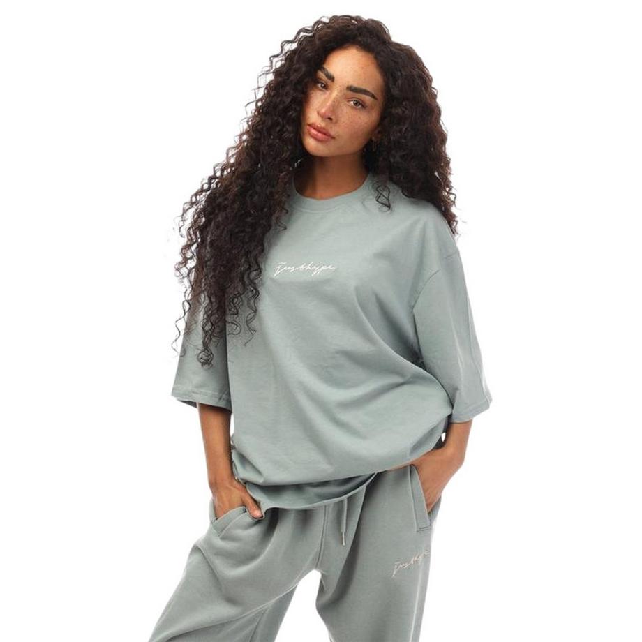 hype T-Shirt Oversize avec Logo  