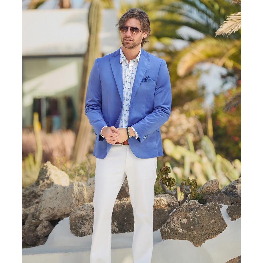 Joe Browns Blazer Leggero In Velluto Fiordaliso  