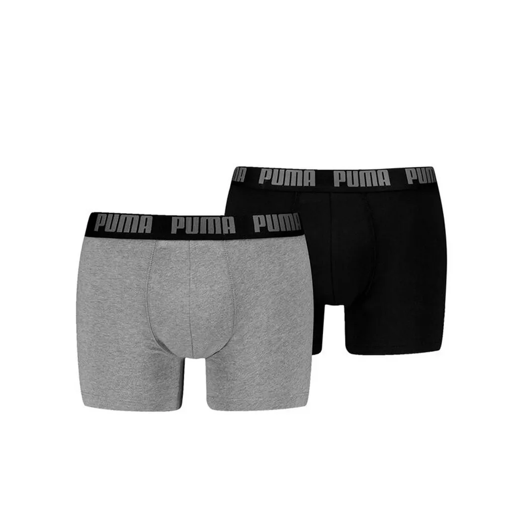 PUMA Herren Unterhose MEN EVERYDAY BASIC BOXER 2P