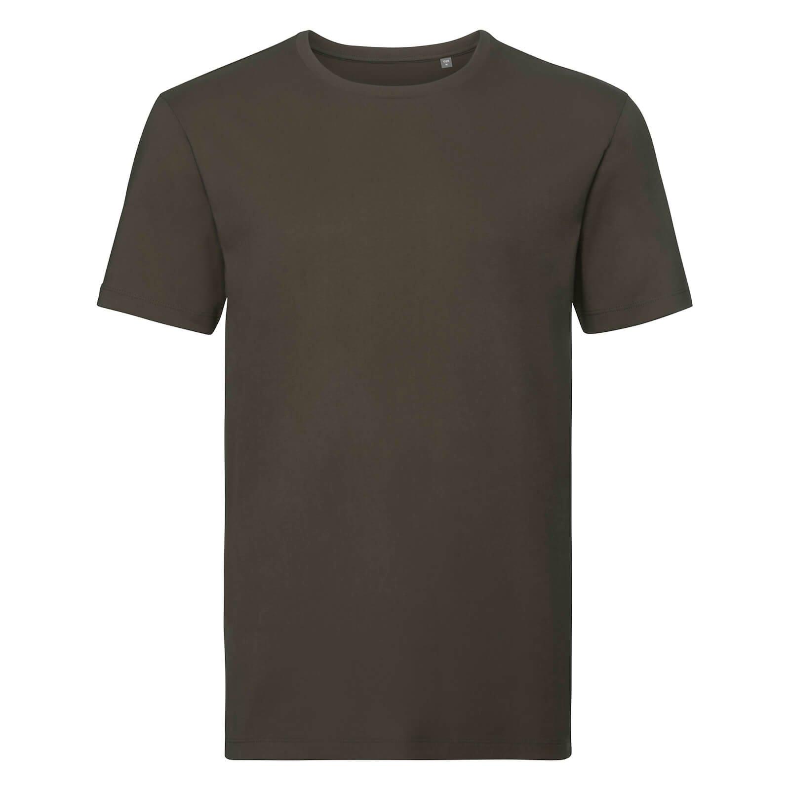 Image of Organik Tshirt Kurzarm Herren Olivegrün XXL