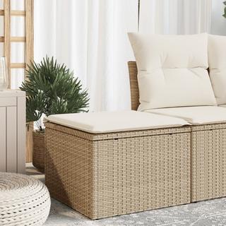 VidaXL  Gartenhocker poly-rattan 