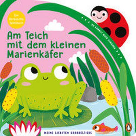 Meine liebsten Krabbeltiere - Am Teich mit dem kleinen Marienkäfer Jaekel, Franziska; Waring, Zoe (Illustrationen) Gebundene Ausgabe 