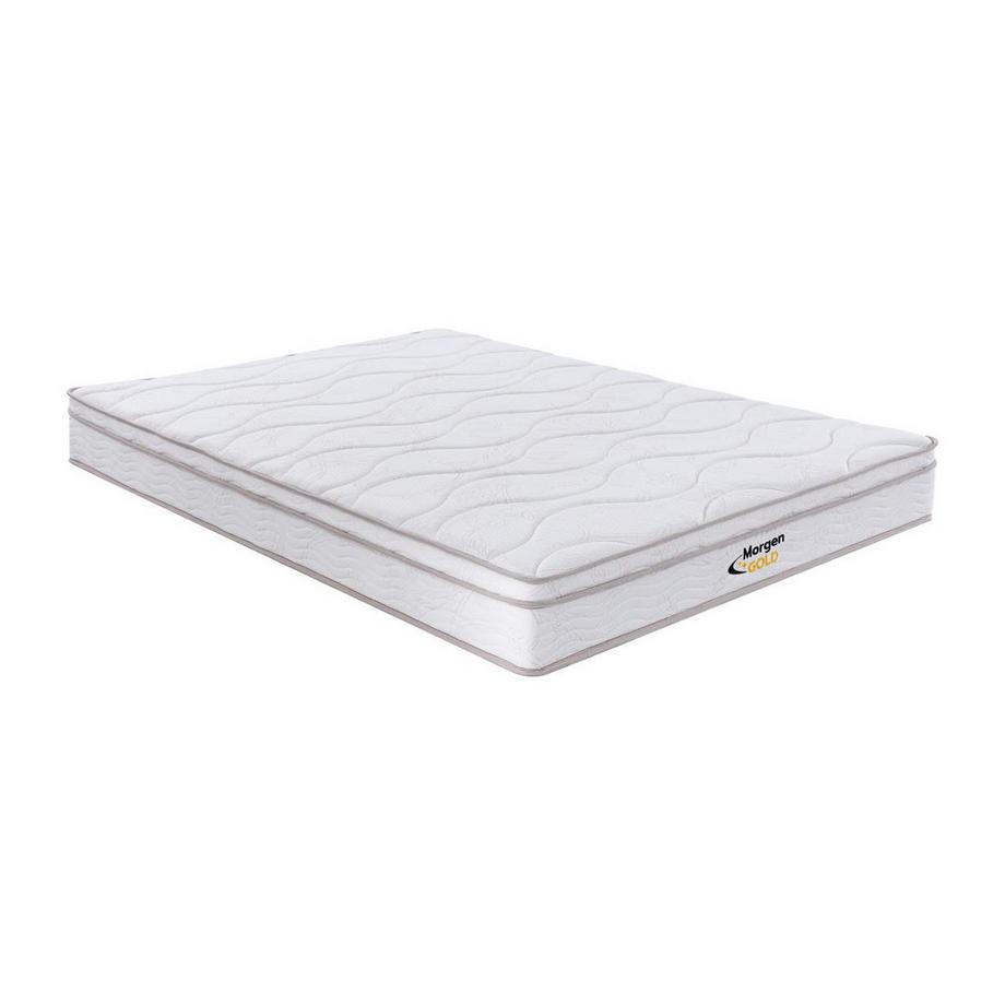 MORGENGOLD Ensemble 140 x 190 cm sommier coffre naturel clair + matelas ressorts 3 zones et mémoire de forme ép.20cm - WOLKENTANZ de MORGENGOLD  