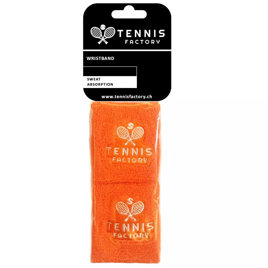 Tennis Factory - 8x8 Schweissband Orange, One Size, Orange