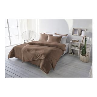 Living Home Uni Satin Kissenbezug  