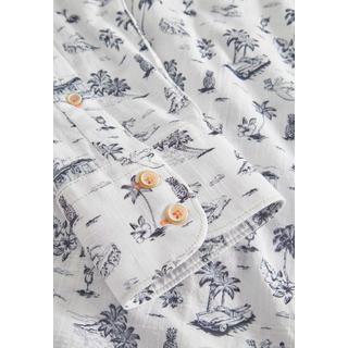 Colours & Sons  Chemise Shirt-Beach Print 