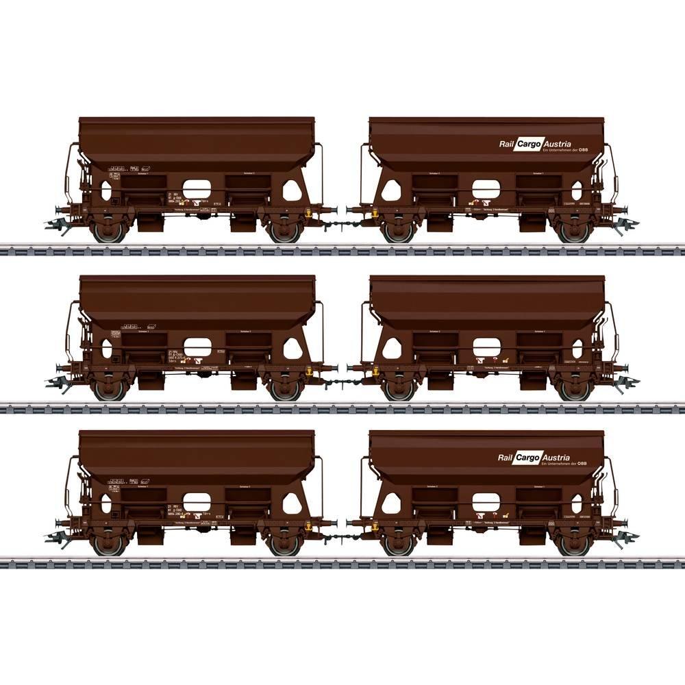 Image of H0 3er-Set Selbstentladewagen-Paare der ÖBB Multicolor