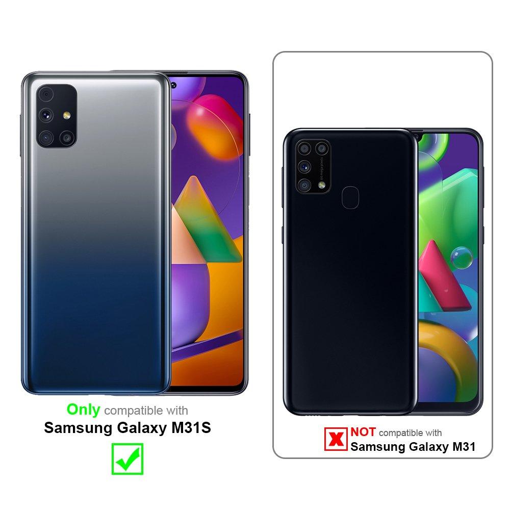 Cadorabo  Hülle für Samsung Galaxy M31s Magnetverschluss, Kartenfach 