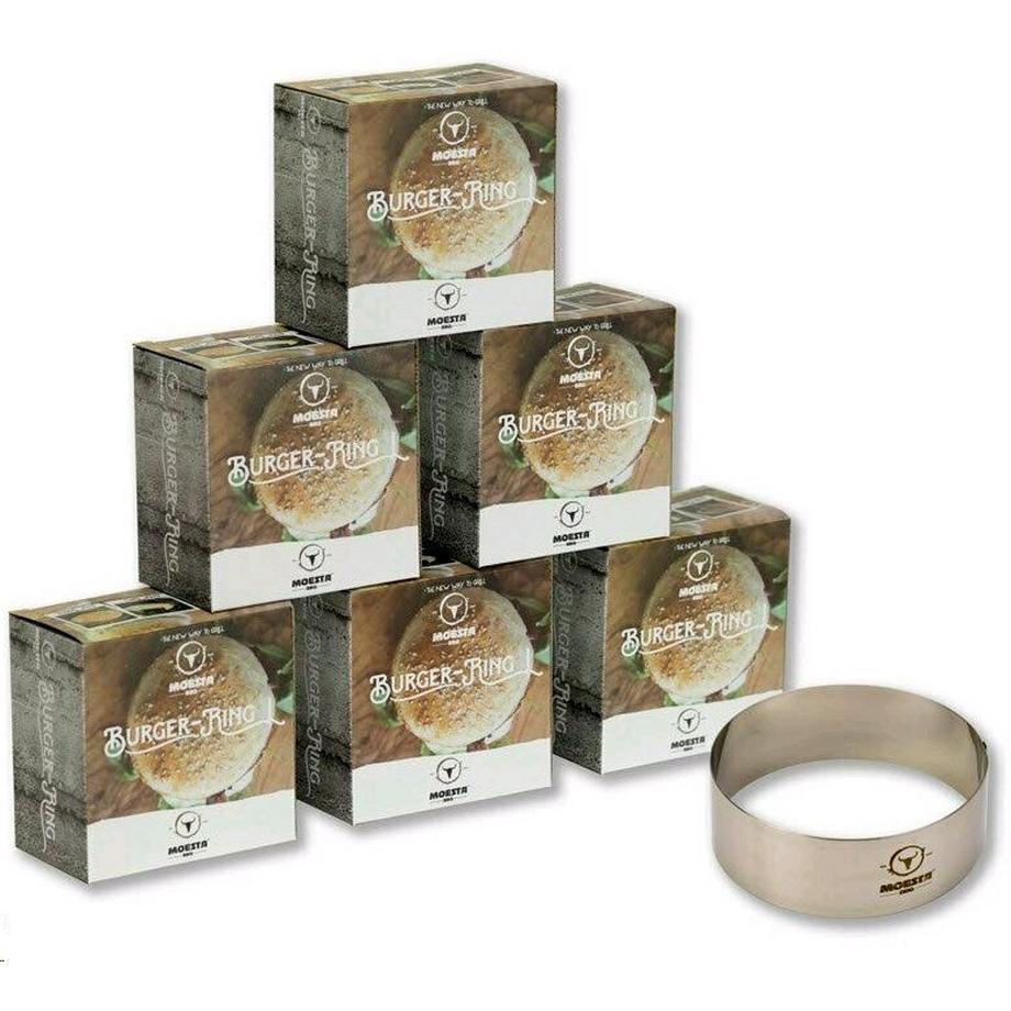 Moesta  BurgerRing - Burger Backform, Xl 6er Set 