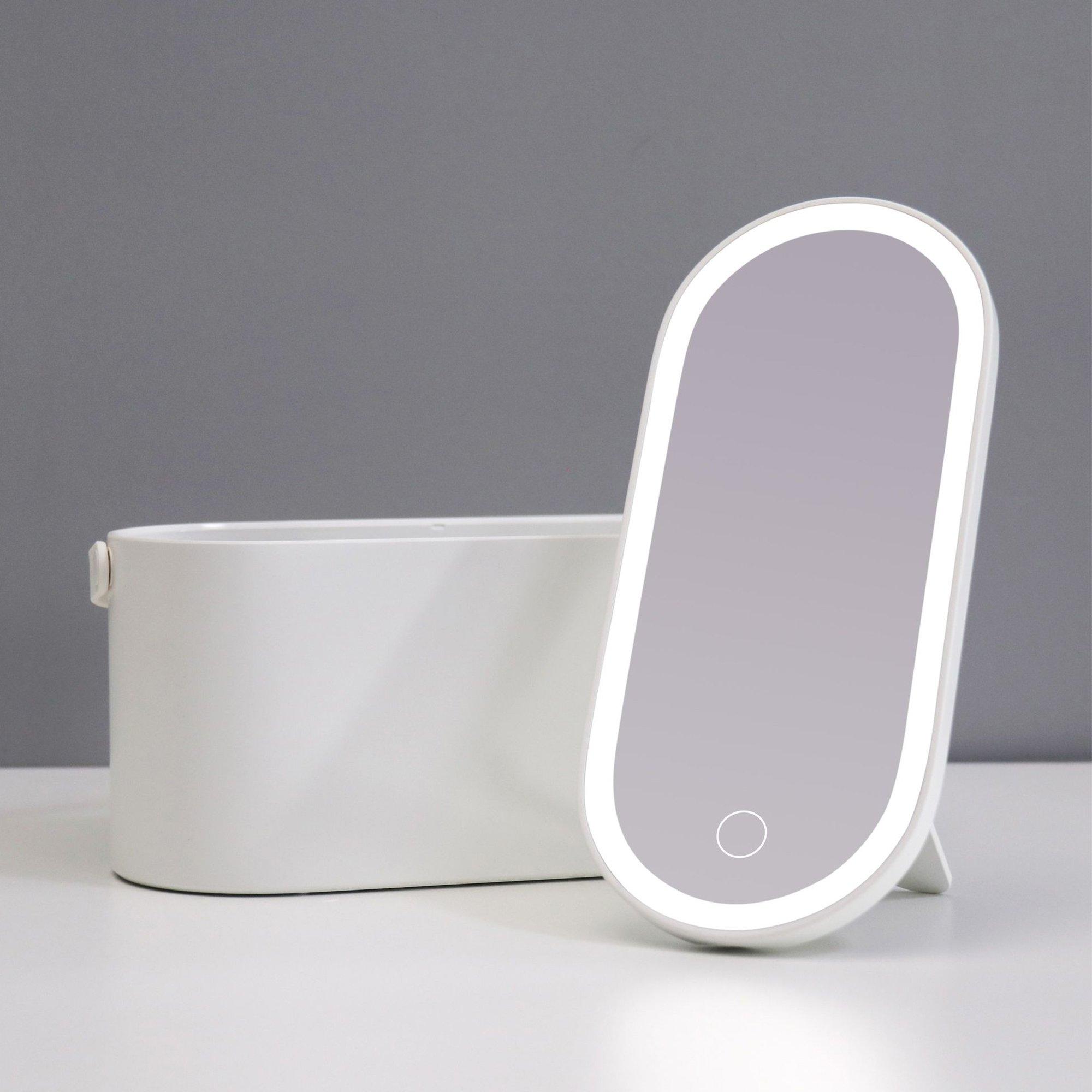 AILORIA MAGNIFIQUE Coffret de beauté avec miroir LED à luminosité variable (USB)  