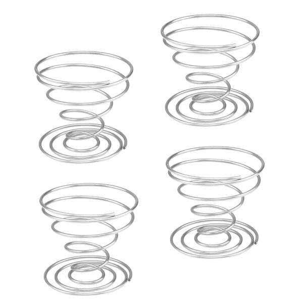 Image of 4x Stilvolle Eierbecher - Edelstahl 4x Stilvolle Eierbecher - Edelstahl