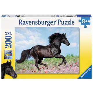 Ravensburger  Puzzle Schwarzer Hengst (200XXL) 