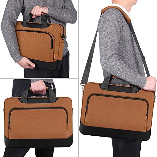 Only-bags.store  Laptop Schutzhülle Business Aktentasche Laptop Umhängetasche Kompatibel mit Laptops/HP Pavilion /MSI GS73VR Stealth Pro/Dell Inspiron /Acer/ASUS 