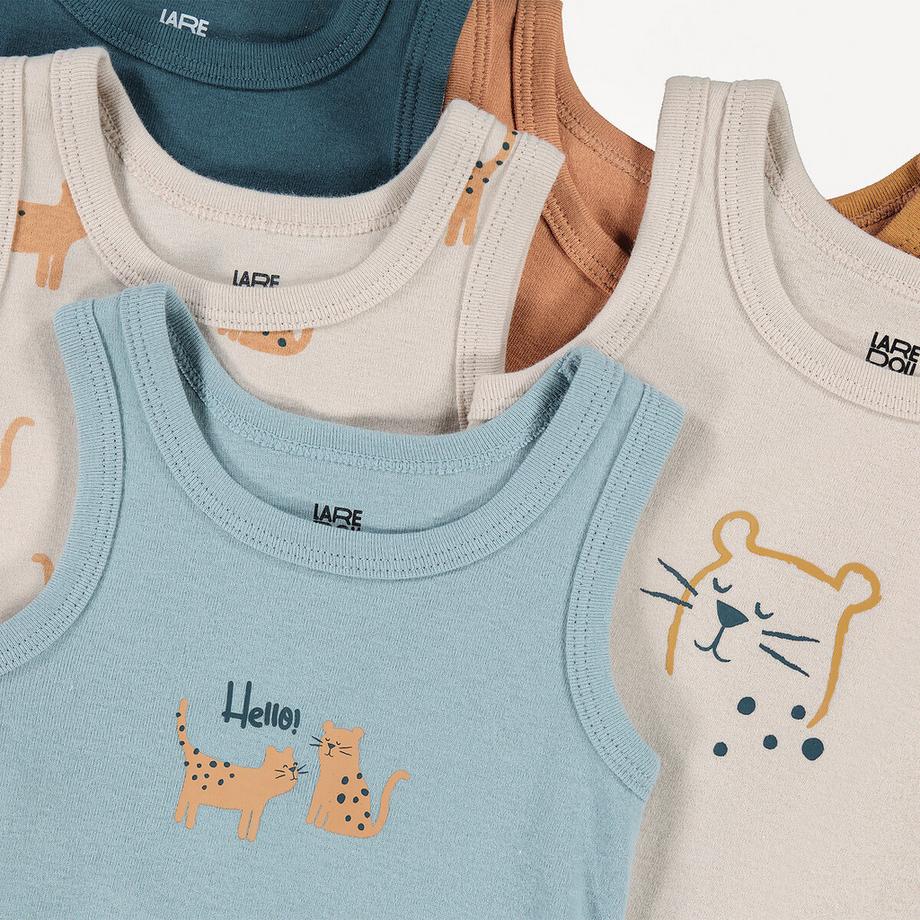 La Redoute Collections  5er-Pack ärmellose Bodys 