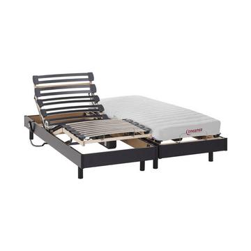 Lit électrique relaxation matelas accueil latex TYNDARE de DREAMEA