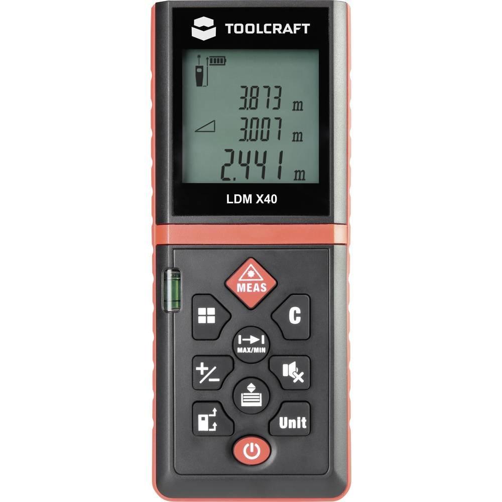 TOOLCRAFT  Télémètre laser 40 m 