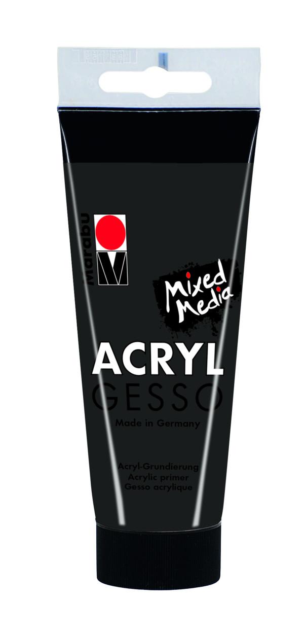 Marabu  Marabu Acryl Gesso, Schwarz 812, 100 ml 