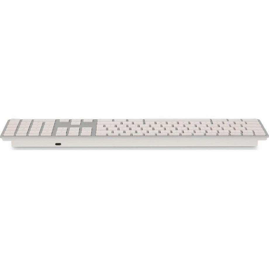 LMP  Tastatur WKB-1243 Silber, CH-Layout mit Ziffernblock (CH, Kabellos) 