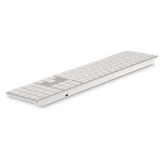 LMP  Tastatur WKB-1243 Silber, CH-Layout mit Ziffernblock (CH, Kabellos) 