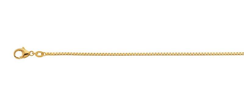 Image of Bracelet Venezianer Gelbgold 750, 1.4mm, 19cm Damen Gelbgold 19cm