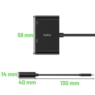 belkin  Adaptateur USB-C vers VGA + USB-C Belkin 