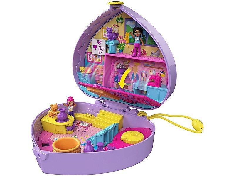 polly pocket  Pocket World TGT Art Studio Compact 