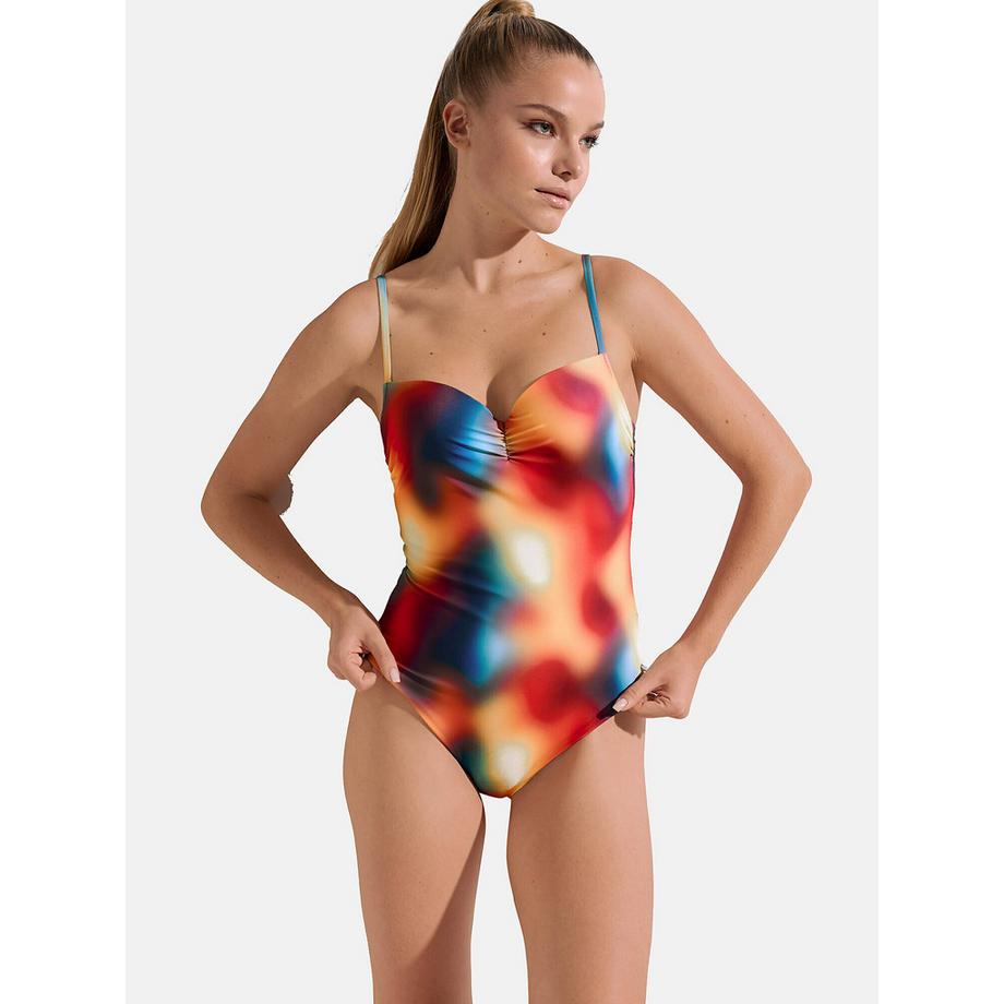 Einteiliger vorgeformter Verstellbare Träger-Badeanzug Olympia