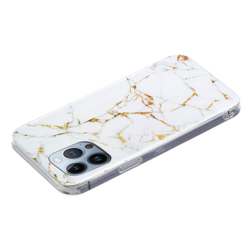 Cover-Discount  iPhone 15 Pro Max - Custodia in gomma Marble 