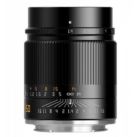 TTARTISANS  TTArtisan 50mm F1.4 ASPH MILC Obiettivi standard Nero 