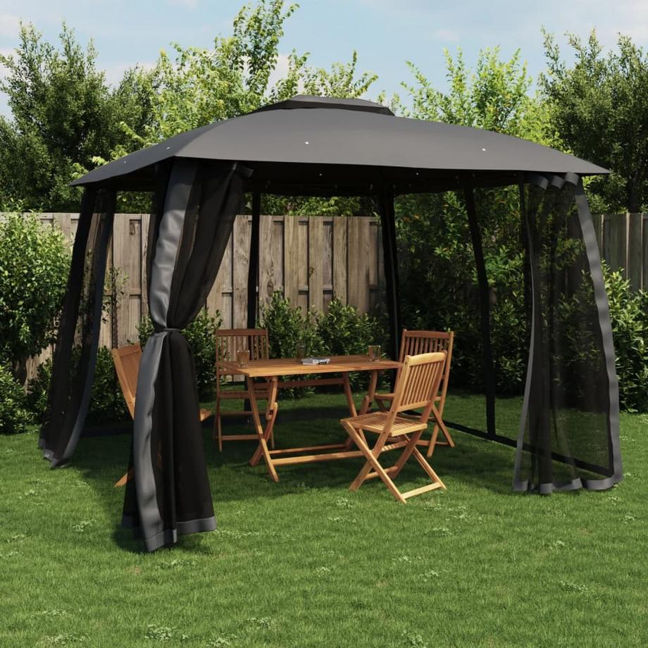 VidaXL gazebo Acciaio  