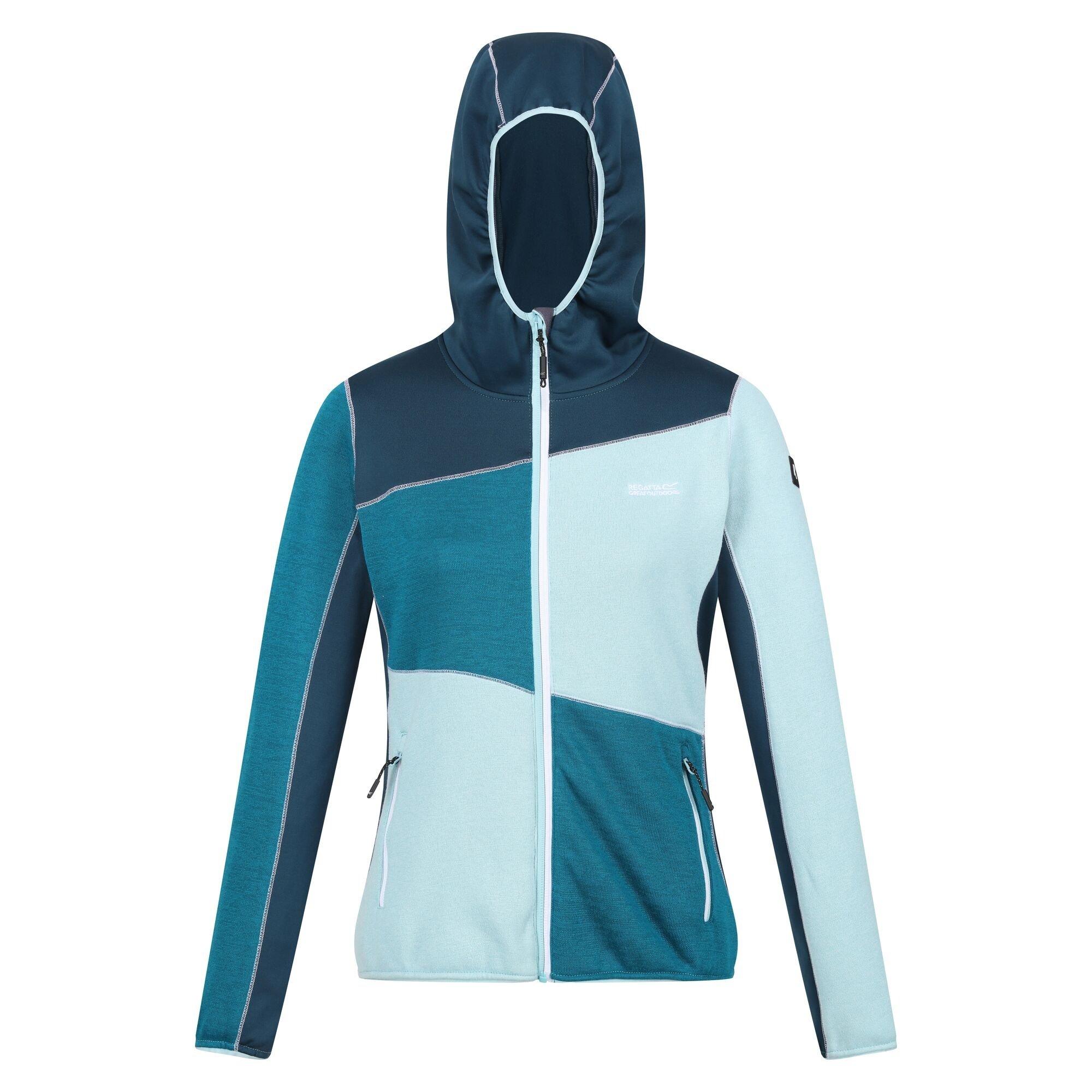 Image of Walbury Vi Fleecejacke Durchgehender Reißverschluss Damen Taubenblau 44