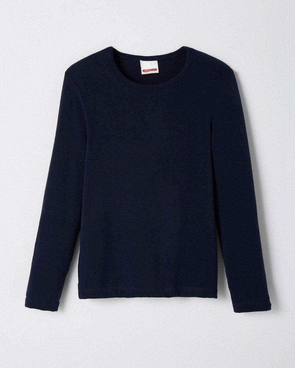 Image of Langärmeliges Shirt. Mädchen Blau 128