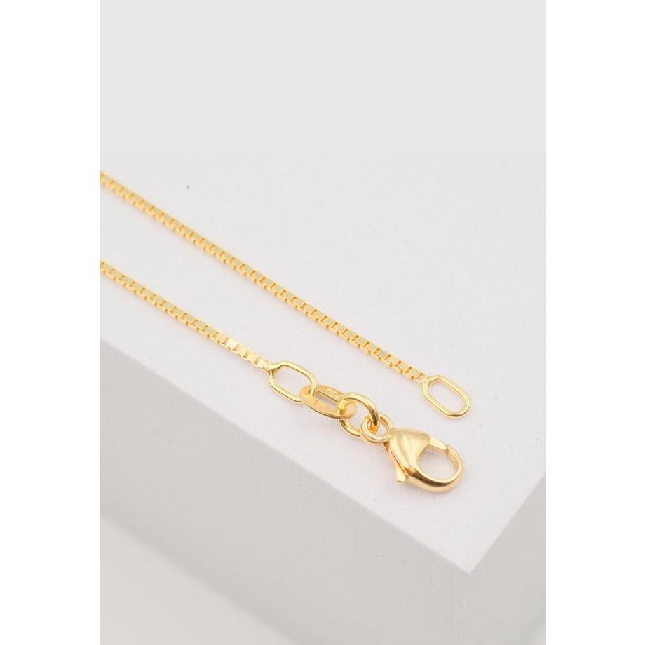 MUAU Schmuck  Collier Venezianer Gelbgold 375, 0.9mm, 55cm 