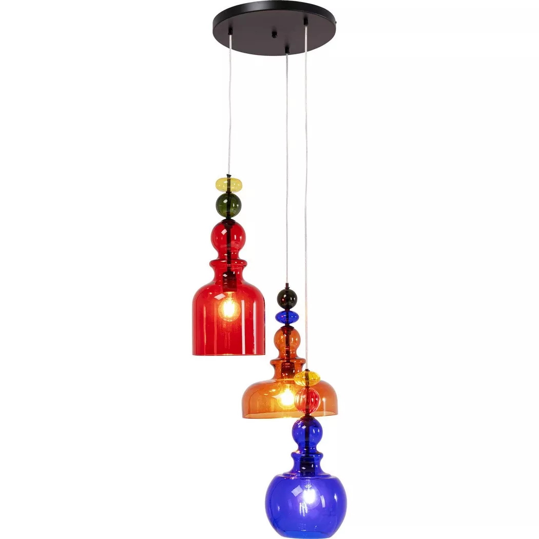 KARE Design – Hängeleuchte Mazzo Tre Spiral rund 48, One Size, Multicolor