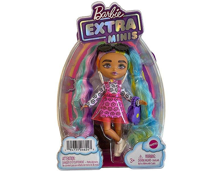 Barbie  Extra Minis Daisy Rainbow Pigtails 