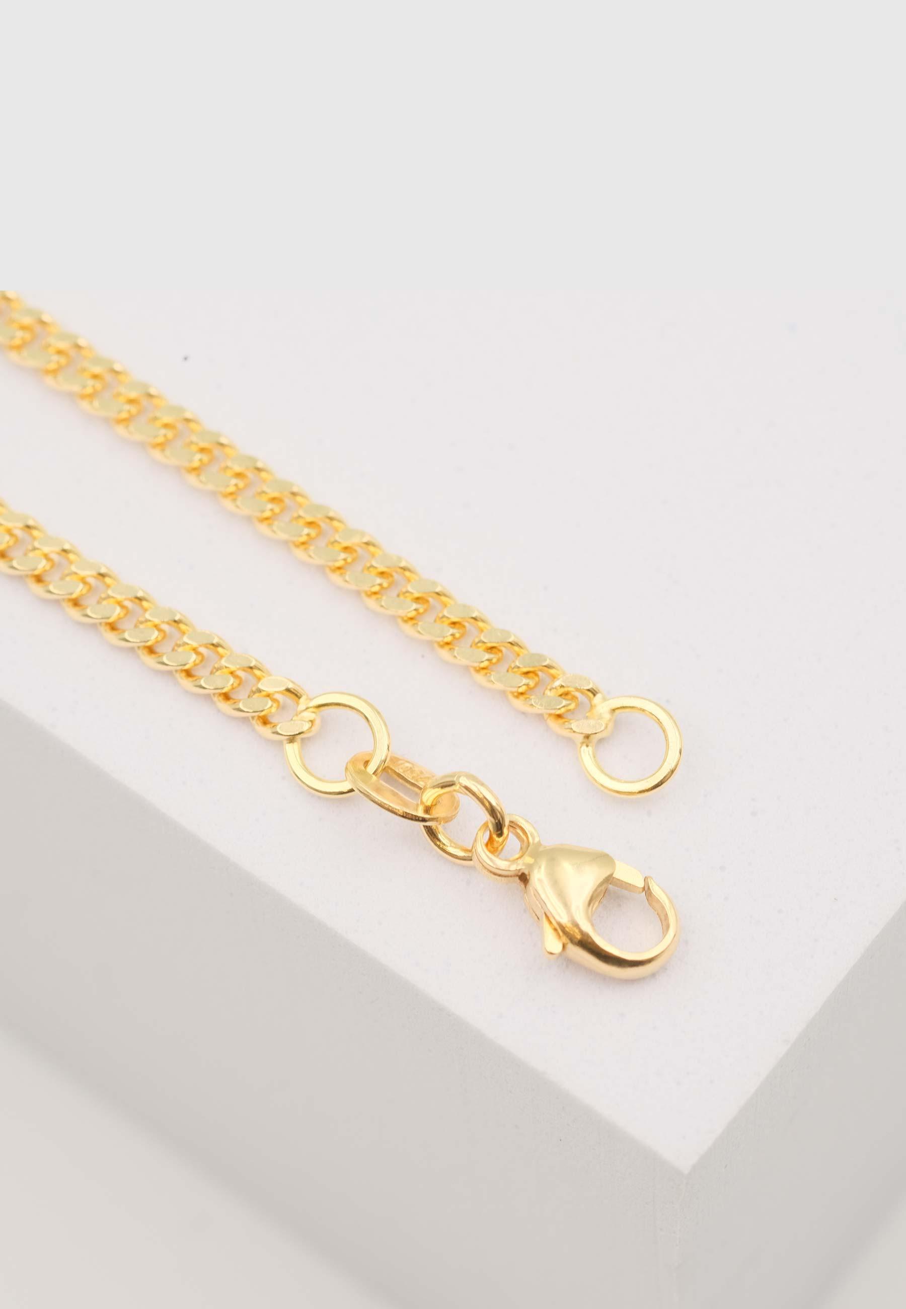 Image of Collier Panzer Gelbgold 750, 2.7mm, 55cm Damen Gelbgold 55 CM