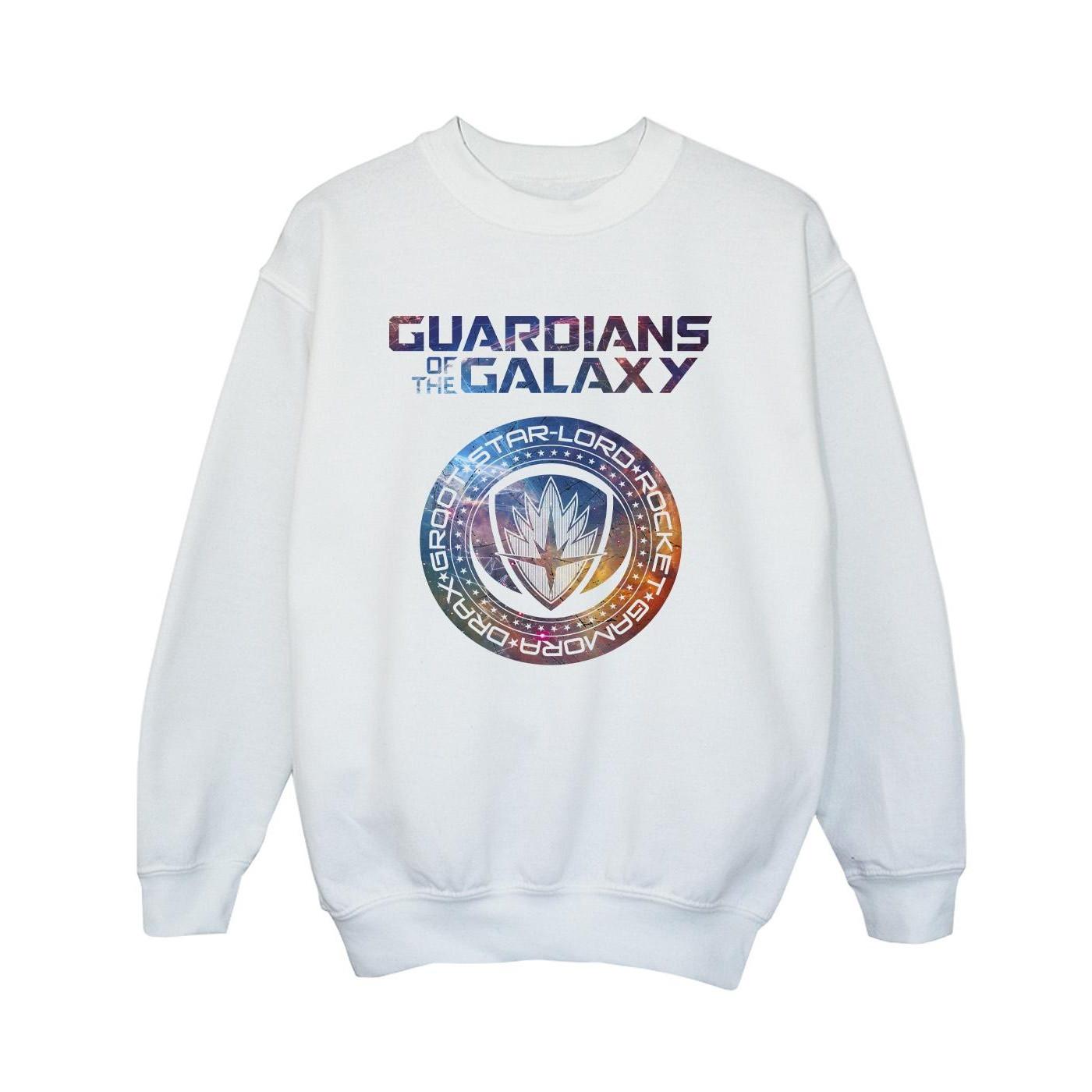 Image of Guardians Of The Galaxy Stars Fill Logo Sweatshirt Jungen Weiss 128