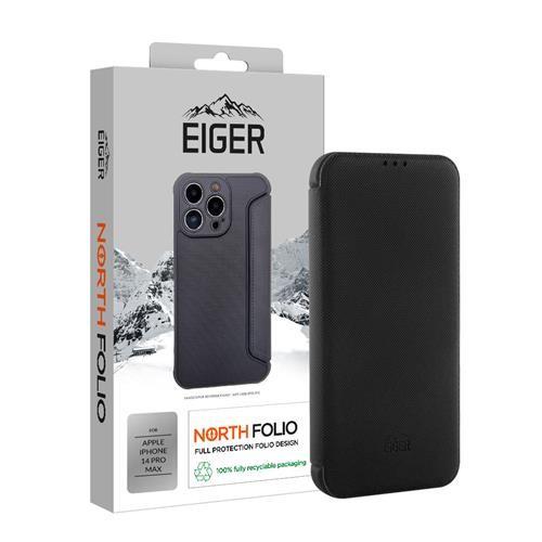 Image of Eiger iPhone 14 Pro Max Schutzcase North Folio Schwarz (EGCA00393)