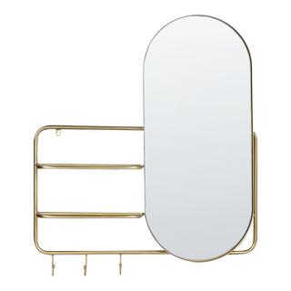 Beliani Miroir en Métal Moderne BRION  