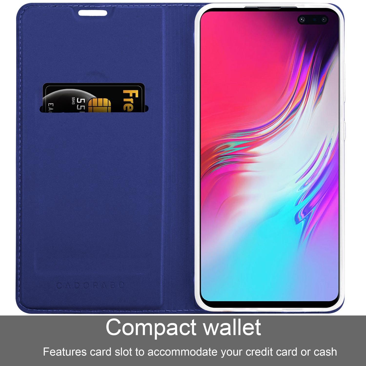 Cadorabo  Housse compatible avec Samsung Galaxy S10 5G - Coque de protection avec fermeture magnétique, fonction de support et compartiment pour carte 