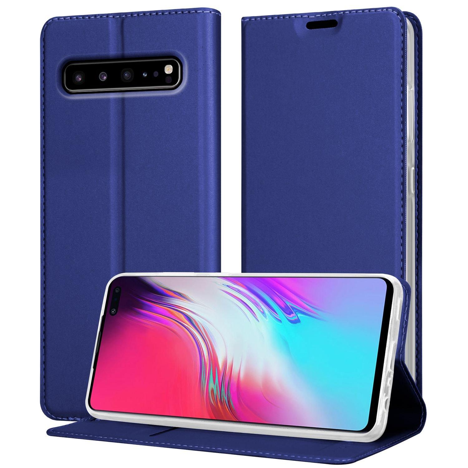 Cadorabo  Housse compatible avec Samsung Galaxy S10 5G - Coque de protection avec fermeture magnétique, fonction de support et compartiment pour carte 