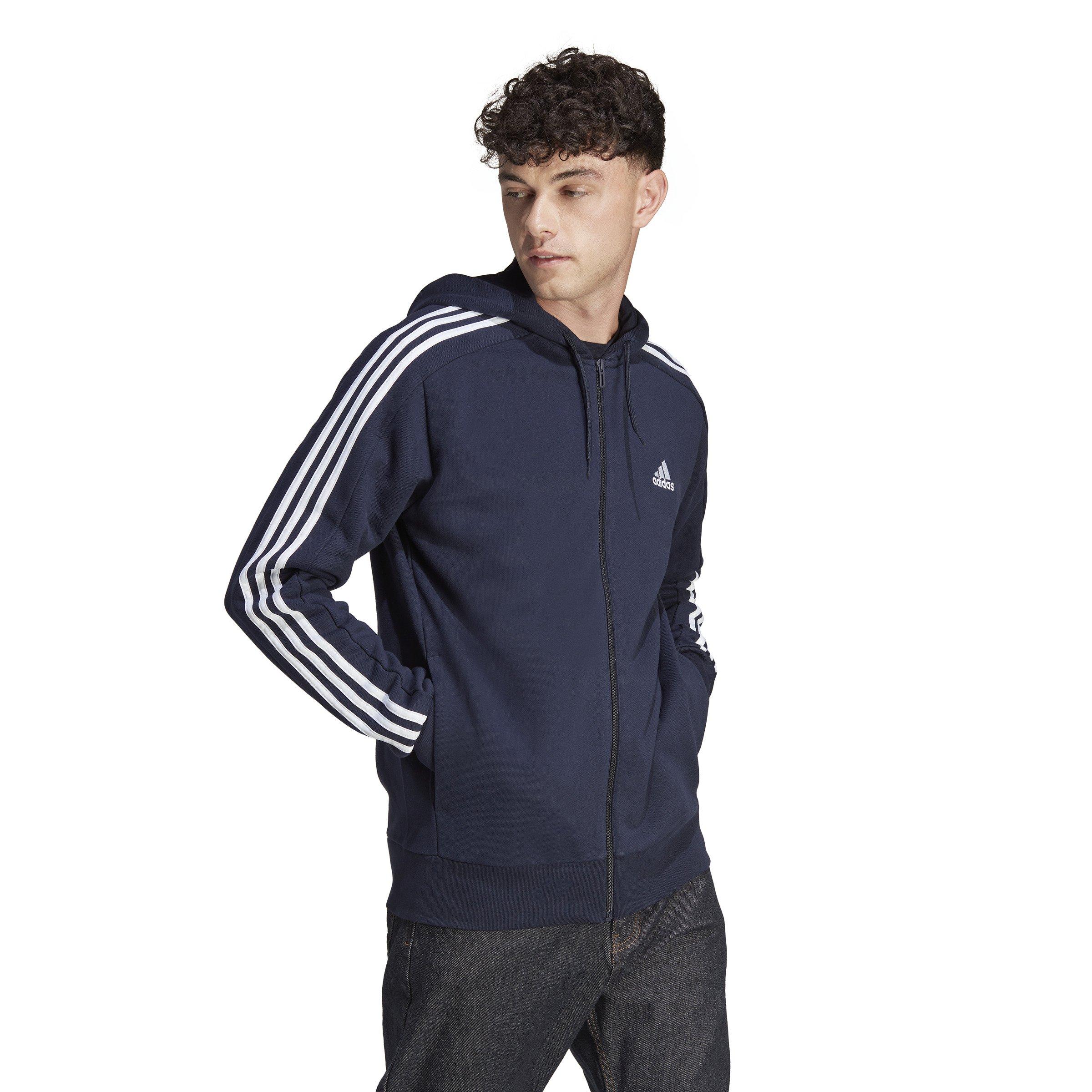 adidas  Sweatshirt à capuche zippé  3-Stripes Essentials French Terry 