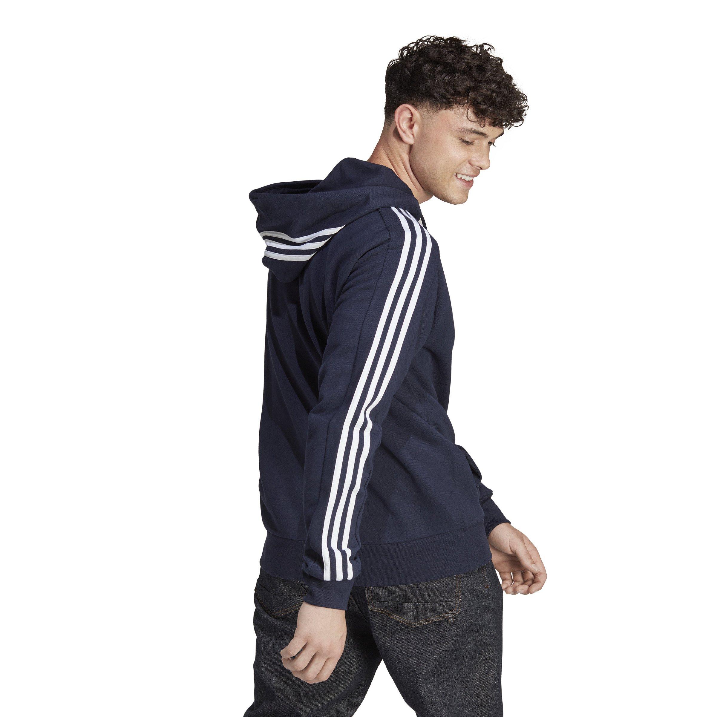 adidas  Sweatshirt à capuche zippé  3-Stripes Essentials French Terry 