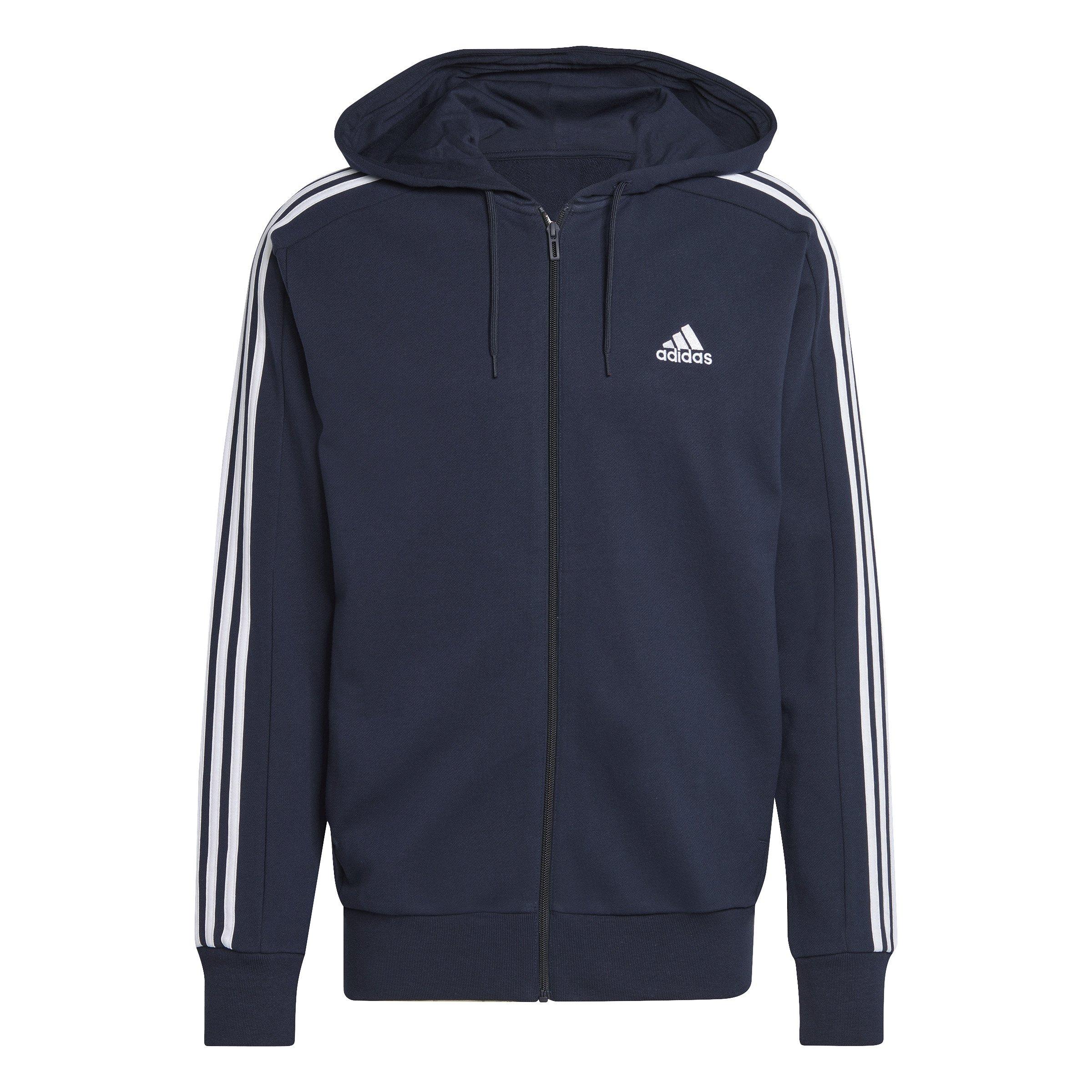 adidas  Sweatshirt à capuche zippé  3-Stripes Essentials French Terry 