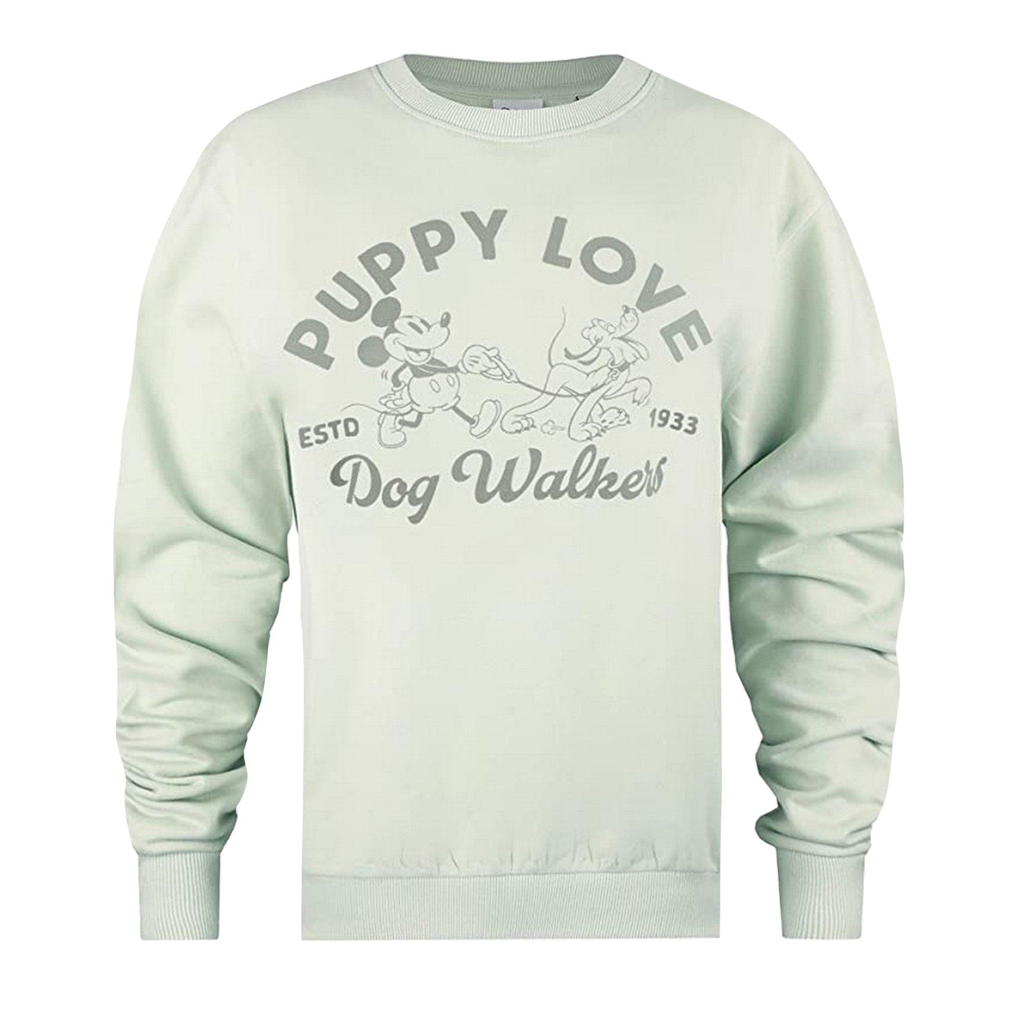 Disney  Puppy Love Sweatshirt Rundhalsausschnitt 